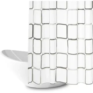 luxuskollektion Duschvorhang 180 x 200 cm weiß