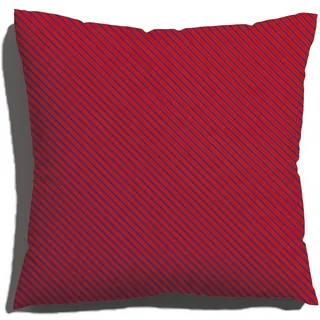 Schlafgut Woven Fade Bettwäsche Kissenbezug einzeln 80x80 cm | red-deep-purple-deep - rot;lila