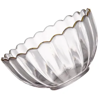 Milisten Dessertschalen 4er-set Glas Salatschüssel Deckel Mousse Tasse Trifle Schale Obst Servierschalen