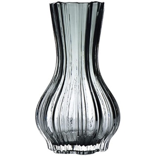 XIUWOUG Klare Glasvase für Pampasgrass,klare Deco Vase für das Herzstück,Glasblumenvase für Wohnkultur,Tischdekor,Regaldekor,Black b