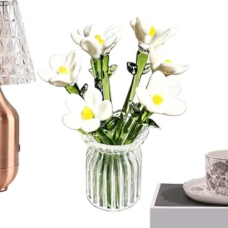 Für Blumensträuße Minivasen Mundgeblasene Mini Glasvase Mit