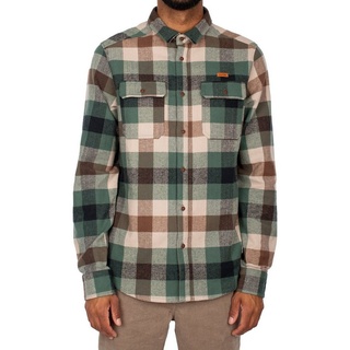 iriedaily Flanellhemd Hemd Iriedaily Lumber Fella Shirt (1-tlg) grün L