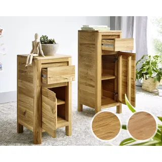 3S Frankenmöbel »Corner« Massivholz Kommode KM-0240 / Niedrig / 30 x 60 x 30 cm / Kernbuche geölt