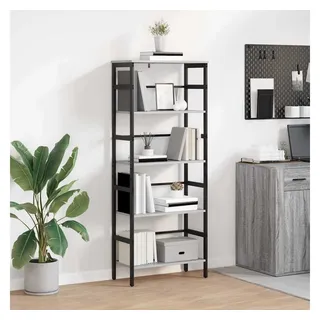 vidaXL Bücherregal 60 x 29,5 x 149 cm Grau