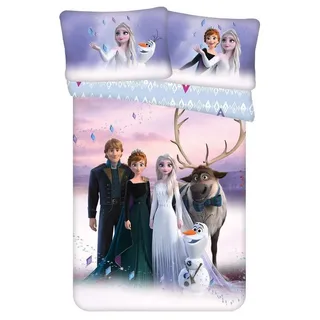 Jerry Fabrics 2 TLG. Bettwäsche Frozen Eiskönigin bunt 100x135 cm