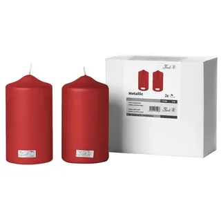 Fink CANDLE Stumpenkerze 15 cm rot