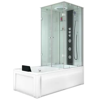 AcquaVapore Whirlpool Wanne Duschtempel Dusche Duschkabine K05-L02 180x90 cm ohne 2K Scheiben Versiegelung
