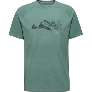 Mammut Herren Mountain Finsteraarhorn T-Shirt (Größe M, gruen)