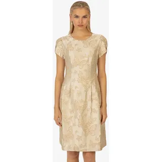 Kraimod Cocktailkleid mit floralem Muster & Puffärmeln 46