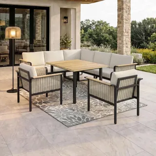 Bessagi Garden Cassandra Loungeset Hellbraun