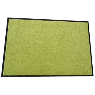 Mertex Fußmatte Kiel, Schmutzfangmatte rundum verlaufender Rand, rechteckig grün 40 cm x 60 cm