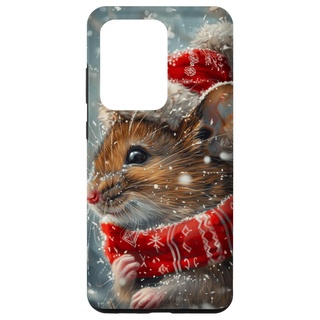 Hülle für Galaxy S20 Ultra Maus Weihnachten Maus Winter Schneeflocken Urlaub