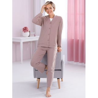 Hausanzug FEEL GOOD Gr. 20/21, grau (taupe) Damen Homewear-Sets Pyjamas