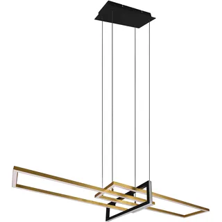 Trio Salinas 1-flg. 150 cm eckig schwarz matt