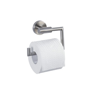 WENKO Bosio Toilettenpapierhalter ohne Deckel 19612100 , Metall/Edelstahl