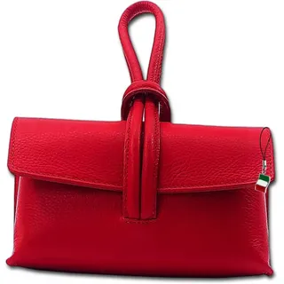 FLORENCE Abendtasche Leder Red