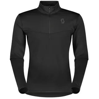 Scott Defined Light Fleece Mit Halbem Reißverschluss - Black - S