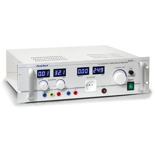 Peaktech 2235 - Regeltrenntransformator, 250 V AC 4,5 A, galvanische Trennung