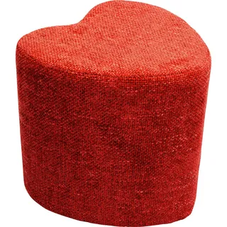 Kare Hocker Lovely Polyester 36 x 34 x 35 cm Rot