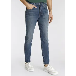 Tapered-fit-Jeans LEVI'S "512 Slim Taper Fit" Gr. 36, Länge 30, blau (medium indigo worn in) Herren Jeans Tapered-Jeans mit Markenlabel