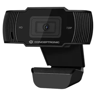 Conceptronic AMDIS 720p HD Webcam Schwarz