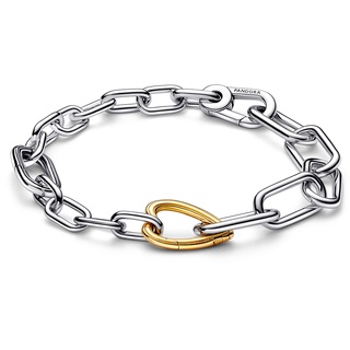 Pandora 562527C00 Damen-Armband 925 Silber Zweifarbig mit Herz, 20 cm