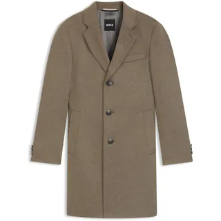 BOSS Slim-fit Mantel Aus Woll-mix Mit Kaschmir - 50