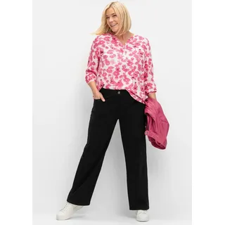 sheego Stretch-Hose Curvy schwarz 52