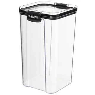 Sistema Behälter (2er-Pack) stapelbare Snack-Behälter wiederverwendbare Lebensmittel-Aufbewahrungsbehälter mit Deckel Mahlzeiten-Vorbereitung, 700 ml