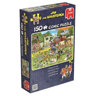 Jumbo 19020 Jan van Haasteren Chaos auf dem Feld 150 Teile Puzzle