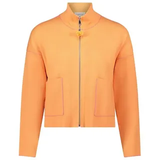 Cartoon Strickjacke orange/pink L