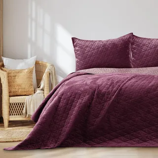 restilo Laila 170 x 210 cm berry mauve