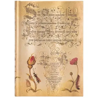 Paperblanks Hardcover Notizbuch Flämische Rose, Midi, Unliniert