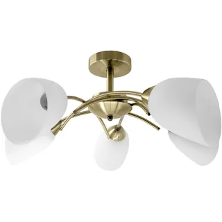 Activejet Nikita 5-flg. E27 5x40W klassisch/Glas/Metall