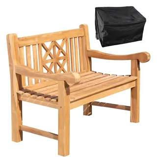CLP Teakbank 120 x 92 x 72 cm Braun