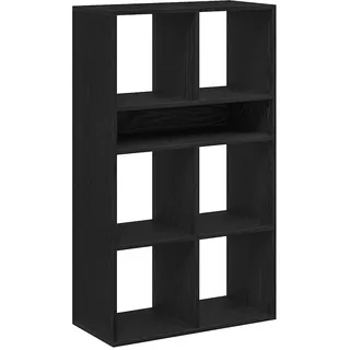 vidaXL Bücherregal 66 x 31 x 112 cm Schwarz