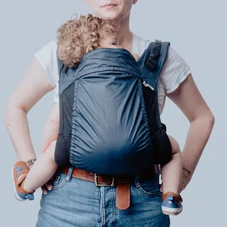 MeroMero Onsen V2 Kindertrage Kindertragen blau Größe ONE SIZE Trekking bluesign® konform Gewicht 0.29 kg