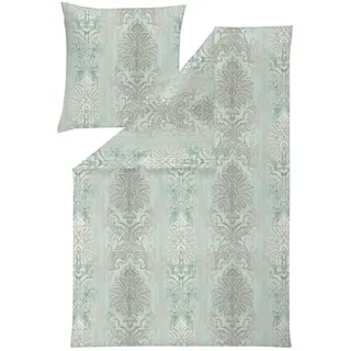 Estella Bettwäsche Atelier, Petrol, Textil, Ornament, 135x200 cm, Oeko-Tex® Standard 100, hautfreundlich, Schlaftextilien, Bettwäsche, Bettwäsche, Jersey-Bettwäsche