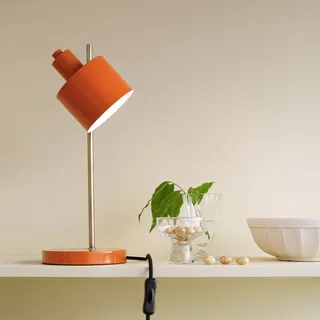 Tischleuchte Dyberg Larsen, Ocean, Orange, für Wohnzimmer, Metall, Design - 43