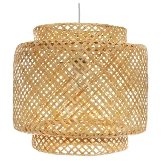 Atmosphera Liby 1-flg. 40 W Durchmesser 40 cm Bambus beige/weiß