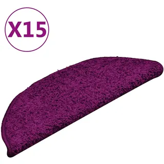 vidaXL Stufenmatte 56 x 17 cm Rosa Halbrund