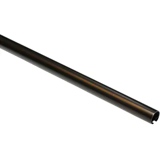 GARDINIA Gardinenstange mit Innenlauf I 1-läufig Ø 20 mm 120 cm Bronze
