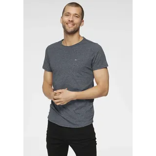 Tommy Hilfiger Slim Jaspe Kurzarm-T-Shirt Twilight Navy M