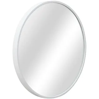 [en.casa] Modugno Wandspiegel Ø 60 cm Weiß