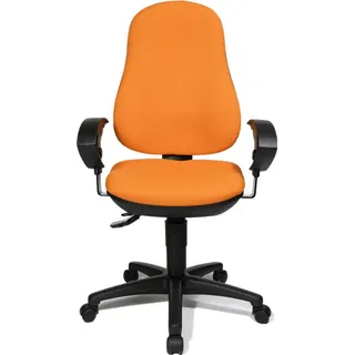 Topstar Bürostuhl Point 70, 8170UG04 Stoff orange, Gestell schwarz - Orange