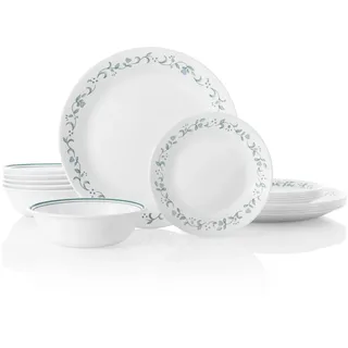 Corelle 1122070 Dinnerware Set Geschirrset, Glas, Landhaus