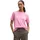 T-Shirt TENCELTM Lyocell-Baumwolle-Mix Damen Gr S mellow rose Obermaterial 67 Lyocell 33 Baumwolle unifarben Basic loose fit U-Boot-Ausschnitt Rippbündchen Shirts T-Shirt