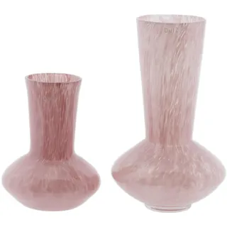 DutZ Vase Loflo | Rosa | versch. Grössen |mundgeblasenes Glas (H25 D19 cm)
