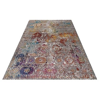 Muratap Klassich Orient Teppich Picasso Feraghan - Traditioneller Orientalischer Perserteppich Modern Vintage Dekoration Wohnzimmer - Oeko-TEX - Große: 160x230 cm - Farbe: Mehrfarbig
