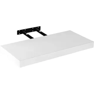 STILISTA Wandregal Volato, freischwebend, Farb- & Größenwahl, 70 cm Weiß